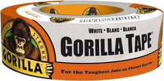 Gorilla Tape - 1-7/8" x 30 Yds White Duct Tape - 17 mil, Rubber Adhesive, Cotton/Polyester Blend Cloth Backing, 32°F to 150°F - Benchmark Tooling