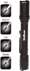 Bayco - LED Bulb, Industrial/Tactical Flashlight - Black Aluminum Body, AA Batteries - Benchmark Tooling