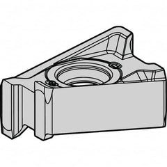 Kennametal - LNGU543 GE Grade KCPM40 Carbide Milling Insert - TiAlN/AlCrN Finish, 0.274" Thick, 3/64" Corner Radius - Benchmark Tooling