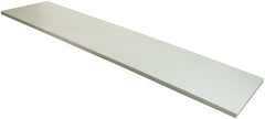 ECONOCO - Open Shelving Accessory/Component - Melamine Finish, 48" Long, Use with Slatwall, Gridwall or Slotted Standard Brackets - Benchmark Tooling