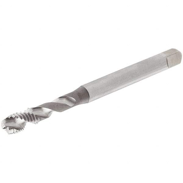 Iscar - M30x3.5B Metric Coarse 4 Flute 6H Modified Bottoming Spiral Flute Tap - Cobalt, Uncoated, 180mm OAL, Right Hand Flute, Right Hand Thread, Series TPS M - Benchmark Tooling
