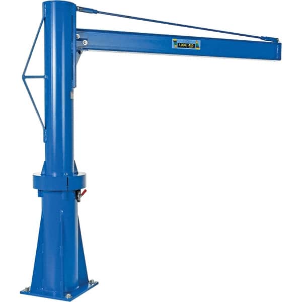 Vestil - 1,000 Lb Load Capacity, Jib Crane - Benchmark Tooling