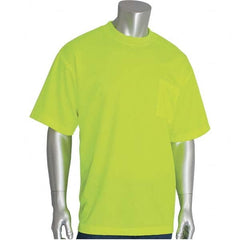 PIP - Size 4XL Hi-Vis Yellow High Visibility Short Sleeve T-Shirt - Benchmark Tooling