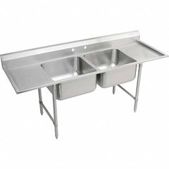 ELKAY - Stainless Steel Sinks Type: Scullery Sink Outside Length: 77-1/4 (Inch) - Benchmark Tooling