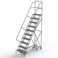 TRI-ARC - Rolling & Wall Mounted Ladders & Platforms Type: All-Directional Ladder Style: Rolling Safety Ladder - Benchmark Tooling