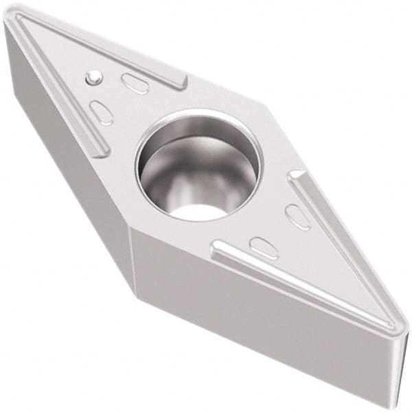 Seco - VBMT332 M3 Grade TP1501 Carbide Turning Insert - Al2O3 Finish, 35° Diamond, 3/8" Inscr Circle, 3/16" Thick, 1/32" Corner Radius - Benchmark Tooling