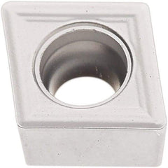 Seco - CCMT21.51 M3 Grade TP2501 Carbide Turning Insert - Al2O3 Finish, 80° Diamond, 1/4" Inscr Circle, 3/32" Thick, 1/64" Corner Radius - Benchmark Tooling