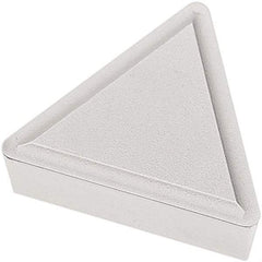 Seco - TPMR222 F1 Grade TP2501 Carbide Turning Insert - Al2O3 Finish, 60° Triangle, 1/4" Inscr Circle, 1/8" Thick, 1/32" Corner Radius - Benchmark Tooling