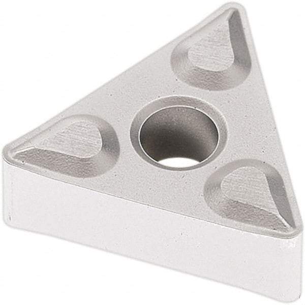 Seco - TNMG332 FF1 Grade TP2501 Carbide Turning Insert - Al2O3 Finish, 60° Triangle, 3/8" Inscr Circle, 3/16" Thick, 1/32" Corner Radius - Benchmark Tooling