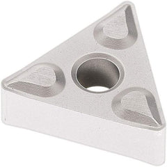 Seco - TNMG332 FF1 Grade TP2501 Carbide Turning Insert - Al2O3 Finish, 60° Triangle, 3/8" Inscr Circle, 3/16" Thick, 1/32" Corner Radius - Benchmark Tooling