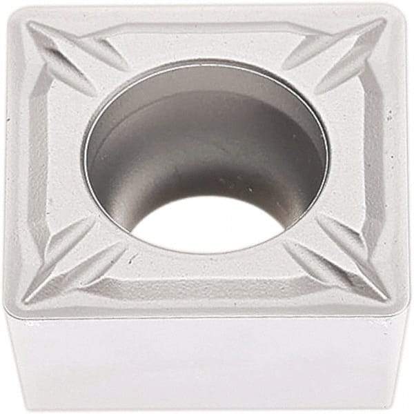 Seco - SCMT32.51 MF2 Grade TP2501 Carbide Turning Insert - Al2O3 Finish, 90° Square, 3/8" Inscr Circle, 5/32" Thick, 1/64" Corner Radius - Benchmark Tooling