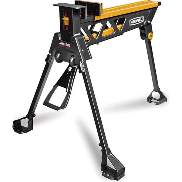 Rockwell - Stationary Work Benches, Tables Type: Foldup Sawhorse Top Material: Metal - Benchmark Tooling