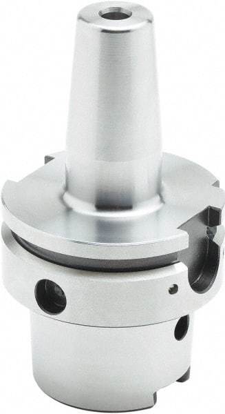 Parlec - 25mm Hole Diam, HSK63A Taper Shank Shrink Fit Tool Holder & Adapter - 115mm Projection, 44mm Nose Diam, 58mm Clamping Depth, 20,000 RPM, Through Coolant - Exact Industrial Supply