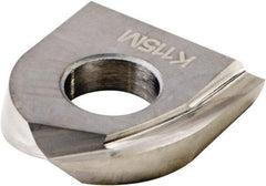 Kennametal - KDMB0625M0 Grade K115M Carbide Milling Insert - Uncoated, 0.1181" Thick, 7.94mm Corner Radius - Benchmark Tooling