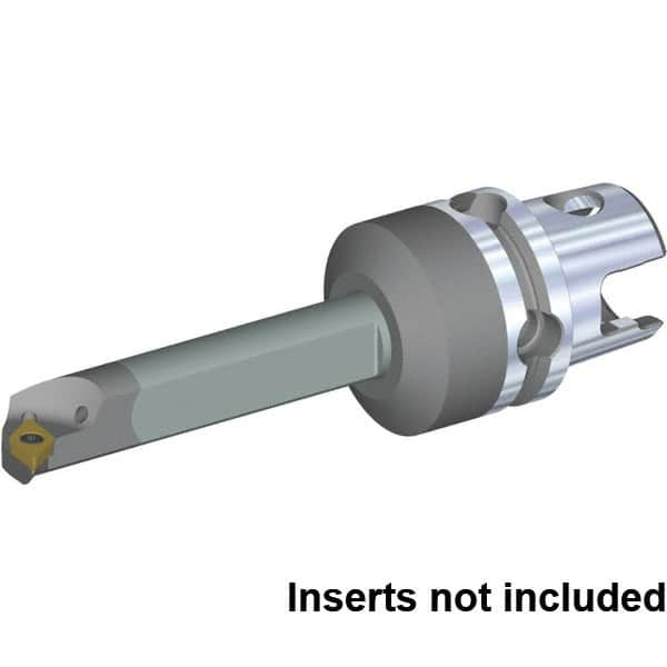 Kennametal - Right Hand Cut, 20mm Min Bore Diam, Size KM40TS Carbide Modular Boring Cutting Unit Head - 80mm Max Bore Depth, Through Coolant, Compatible with DP.. 070204, DP.. 2151 - Benchmark Tooling