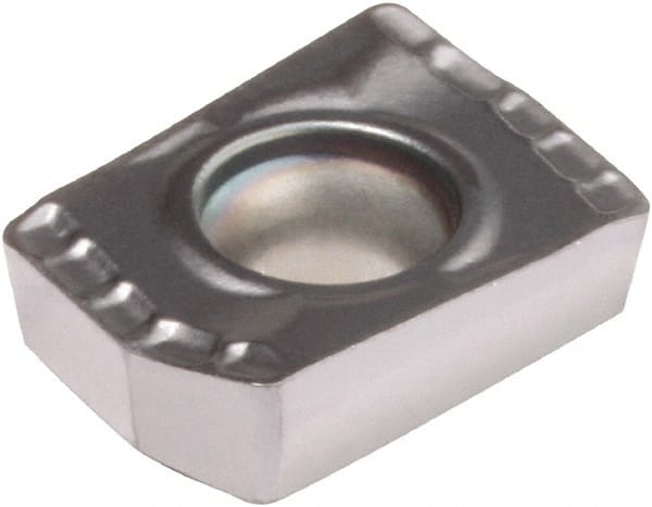 Indexable Drill Insert: DFRMD KCU40, Carbide TiAlN Finish, 1/64″ Corner Radius, Parallelogram