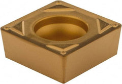 Sumitomo - SCMT432 ENK Grade AC830P Carbide Turning Insert - Al2O3 Finish, 90° Square, 1/2" Inscr Circle, 3/16" Thick, 1/32" Corner Radius - Benchmark Tooling