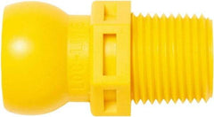 Loc-Line - 1/2" Hose ID, Male to Female Coolant Hose Connector - 3/8" NPT, For Loc-Line Modular Hose Systems - Benchmark Tooling