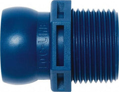 Loc-Line - 3/4" Hose ID, Male to Female Coolant Hose Connector - 3/4" BSPT, For Loc-Line Modular Hose Systems - Benchmark Tooling