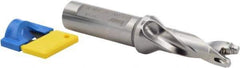 Iscar - 0.492" to 0.508" Diam, 3xD, 1.47" Max Depth, 5/8" Shank Diam, 4.04" OAL, Replaceable-Tip Drill - FCP, ICK, ICK-2M, ICM, ICP, iCP-2M Insert, 37318391 Toolholder, Series SumoCham - Benchmark Tooling
