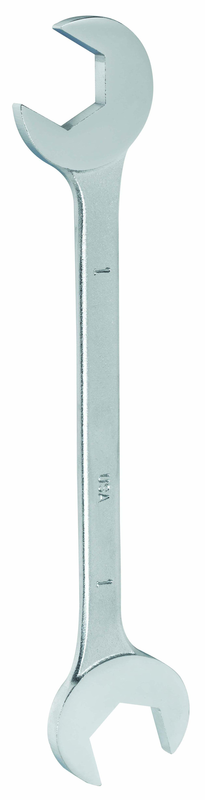 1-1/16 x 1-1/16" - Chrome Satin Double Open End Angle Wrench - Benchmark Tooling