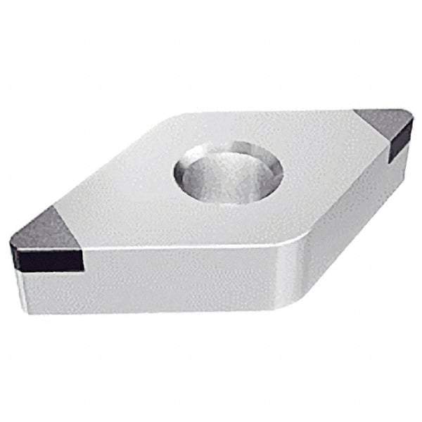 Iscar - DNGA432 R2 Grade IB20H PCBN Turning Insert - Uncoated, 55° Diamond, 1/2" Inscr Circle, 3/16" Thick, 1/32" Corner Radius - Benchmark Tooling