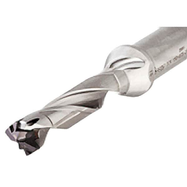 Iscar - 0.571" to 0.587" Diam, 3xD, 1.71" Max Depth, 5/8" Shank Diam, 4.4" OAL, Replaceable-Tip Drill - FCP, ICK, ICK-2M, ICM, ICP, iCP-2M Insert, 37345253 Toolholder, Series SumoCham - Benchmark Tooling