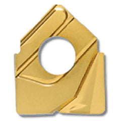 Iscar - HCCD.75-R.063 QF Grade IC908 Carbide Milling Insert - TiAlN Finish, 0.183" Thick, 1/16" Corner Radius - Benchmark Tooling