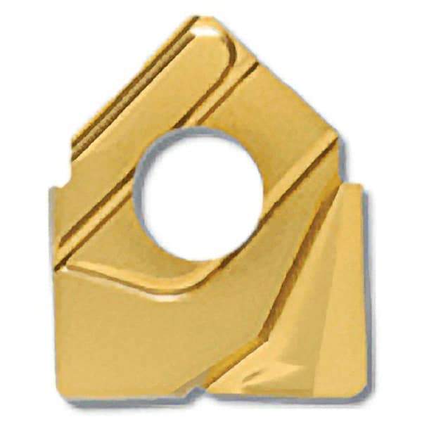 Iscar - HCCD.75-R.031 QF Grade IC908 Carbide Milling Insert - TiAlN Finish, 0.183" Thick, 0.031" Corner Radius - Benchmark Tooling