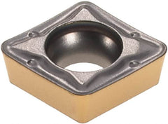 Iscar - CPMT2-2 PF Grade IC807 Carbide Turning Insert - TiAlN/TiN Finish, 80° Diamond, 1/4" Inscr Circle, 3/32" Thick, 1/32" Corner Radius - Benchmark Tooling