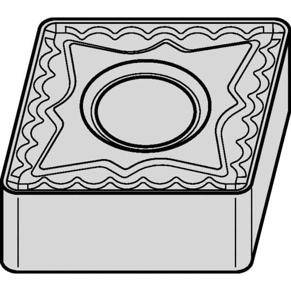 Kennametal - CNMG544 MG Grade KCP10B Carbide Turning Insert - TiOCN Finish, 80° Diamond, 5/8" Inscr Circle, 1/4" Thick, 1/16" Corner Radius - Benchmark Tooling