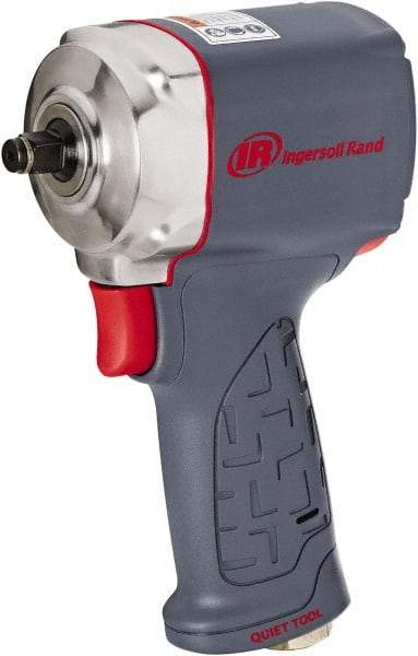 Ingersoll-Rand - 3/8" Drive, 7,000 RPM, 380 Ft/Lb Torque Impact Wrench - Pistol Grip Handle, 1,250 IPM, 17 CFM, 90 psi, 1/4" NPTF Inlet - Benchmark Tooling