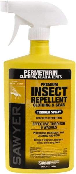 Sawyer - 24 oz 0.5% Permethrin Pump Spray - For Mosquitos, Ticks, Mites, Chiggers, Flies - Benchmark Tooling