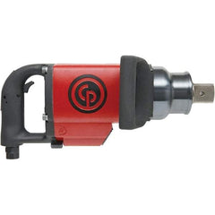 Chicago Pneumatic - 1-1/2" Drive, 3,500 RPM, 3,600 Ft/Lb Torque Impact Wrench - D-Handle, 51.5 CFM, 90 psi, 1/2" NPT Inlet - Benchmark Tooling