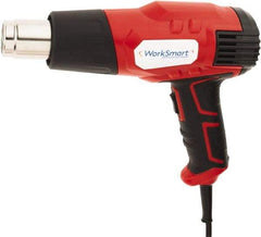 Value Collection - 572 to 932°F Heat Setting, Heat Gun - 120 Volts, 12.5 Amps, 1,500 Watts, 6' Cord Length - Benchmark Tooling