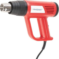 Value Collection - 104 to 932°F Heat Setting, Heat Gun - 120 Volts, 12.5 Amps, 1,500 Watts, 6' Cord Length - Benchmark Tooling