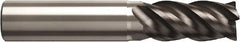 Seco - 16mm, 34mm LOC, 16mm Shank Diam, 90mm OAL, 4 Flute, Solid Carbide Square End Mill - Single End, SIRON-A Finish, Helical Flute, 40° Helix, Right Hand Cut, Right Hand Flute - Benchmark Tooling
