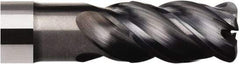 Seco - 16mm, 32mm LOC, 16mm Shank Diam, 100mm OAL, 5 Flute, Solid Carbide Square End Mill - Single End, SIRON-A Finish, Helical Flute, Right Hand Cut, Right Hand Flute - Benchmark Tooling