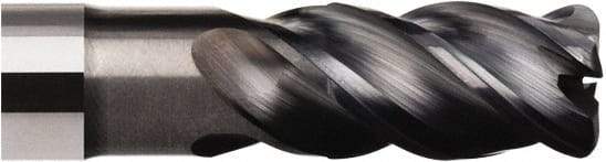 Seco - 8mm, 16mm LOC, 8mm Shank Diam, 65mm OAL, 4 Flute, Solid Carbide Square End Mill - Single End, SIRON-A Finish, Helical Flute, Right Hand Cut, Right Hand Flute - Benchmark Tooling