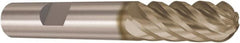 Seco - 6mm Diam, 17mm LOC, 6 Flute Solid Carbide Ball End Mill - HXT Finish, Single End, 57mm OAL, 4.5mm Shank Diam, Spiral Flute - Benchmark Tooling
