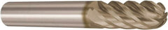 Seco - 10mm Diam, 26mm LOC, 6 Flute Solid Carbide Ball End Mill - HXT Finish, Single End, 72mm OAL, 4.5mm Shank Diam, Spiral Flute - Benchmark Tooling