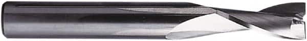 Seco - 6mm, 8mm LOC, 5.8mm Shank Diam, 100mm OAL, 2 Flute, Solid Carbide Square End Mill - Single End, Uncoated, Helical Flute, 25° Helix, Centercutting, Right Hand Cut, Right Hand Flute - Benchmark Tooling