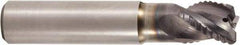 Seco - 12mm, 3 Flute, Single End, Solid Carbide, 0.5mm Corner Radius End Mill - 95mm OAL, 37.5° Helix, Right Hand Flute, 14mm LOC, Right Hand Cut, 40mm Extended Reach - Benchmark Tooling