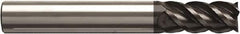 Seco - 25mm, 50mm LOC, 25mm Shank Diam, 125mm OAL, 4 Flute, Solid Carbide Square End Mill - Single End, NXT Finish, Helical Flute, Centercutting, Right Hand Cut, Right Hand Flute, Series JS514 - Benchmark Tooling