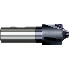 Harvey Tool - Corner Rounding End Mills; Material: Carbide Tipped ; Single or Double End: Single ; Radius (Inch): 1/2 ; Radius (Decimal Inch): 0.5000 ; Mill Diameter (Inch): 1-1/2 ; Mill Diameter (Decimal Inch): 1.5000 - Exact Industrial Supply