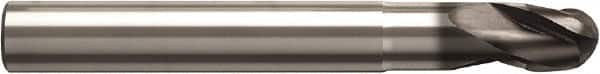 Seco - 6mm Diam, 18mm LOC, 4 Flute Solid Carbide Ball End Mill - NXT Finish, Single End, 57mm OAL, 6mm Shank Diam, Spiral Flute - Benchmark Tooling