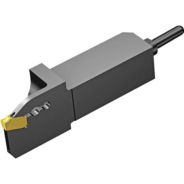 Sandvik Coromant - 10mm Max Depth, 0 to 1" Width, External Left Hand Nonface Grooving Toolholder - Benchmark Tooling