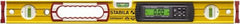 Stabila - 24" Long 3 Vial Box Beam Level - Aluminum, Yellow, 2 Plumb & 1 Level Vials - Benchmark Tooling