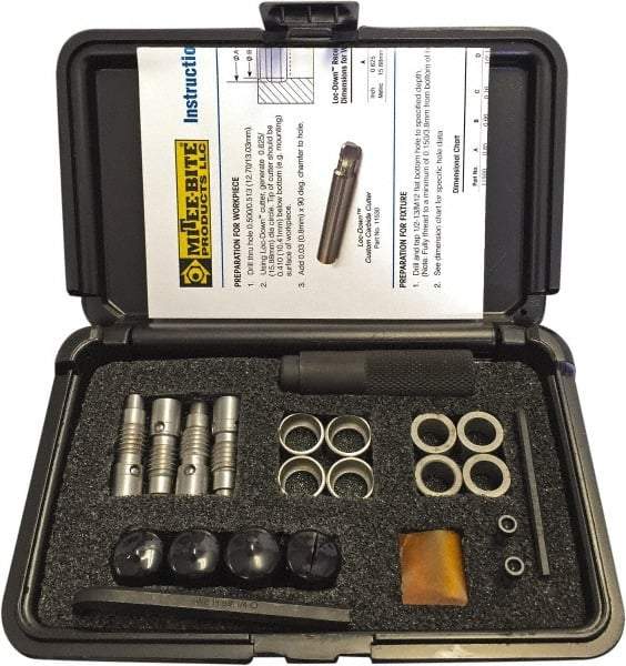 Mitee-Bite - 0" ID, Clamp - 1/2" OD - Benchmark Tooling