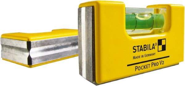 Stabila - Tubular & Pocket Levels Mounting Type: Pocket Clip Mounting Direction: Horizontal/Vertical - Benchmark Tooling